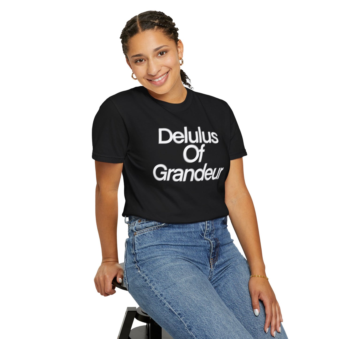 Delulus Of Grandeur T-Shirt - Black