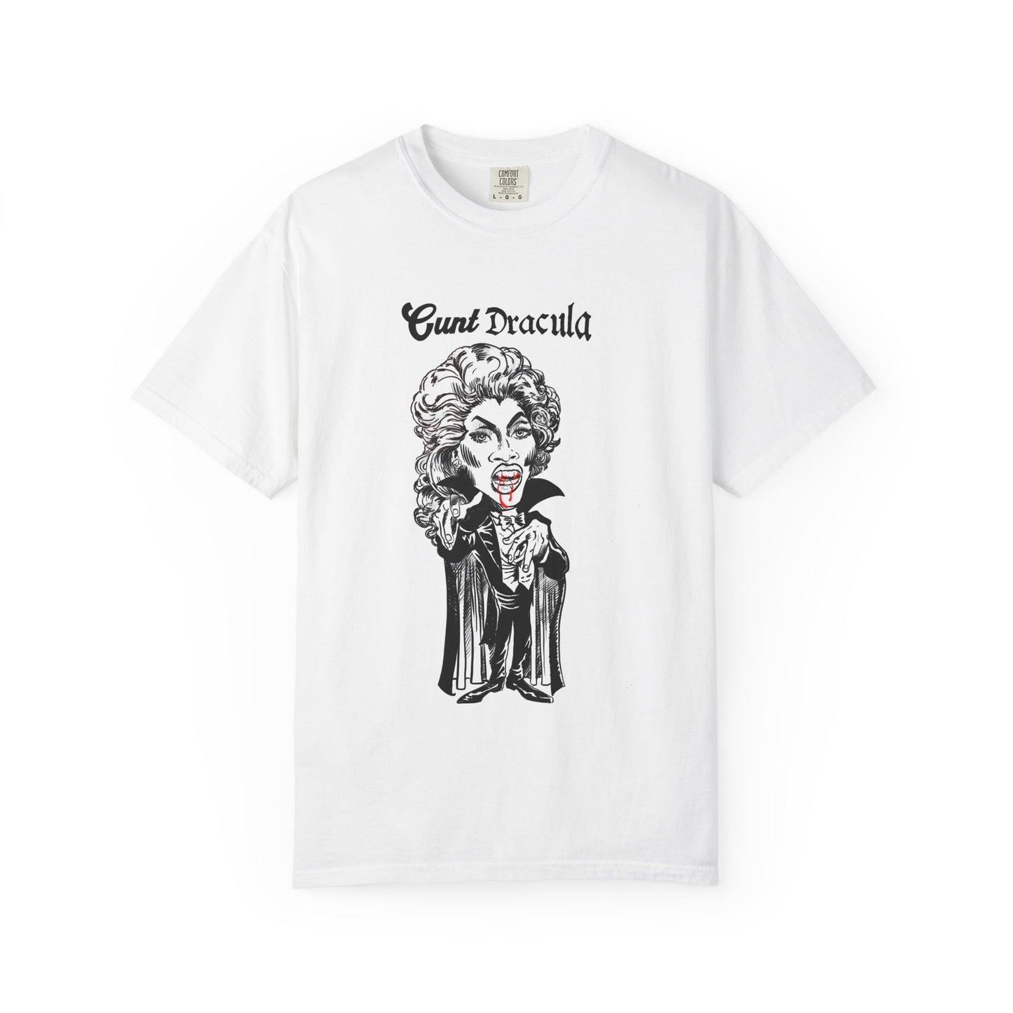 CuntDracula T-Shirt - White/Black