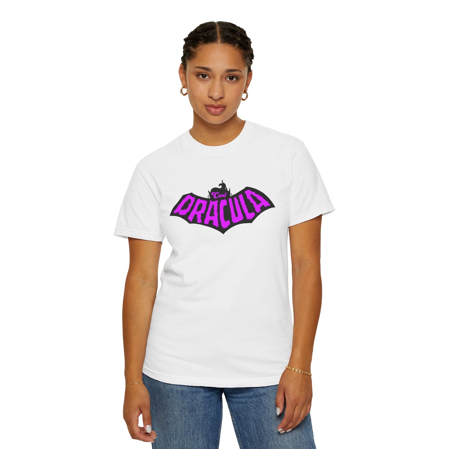 CuntDracula T-Shirt - White/Pink