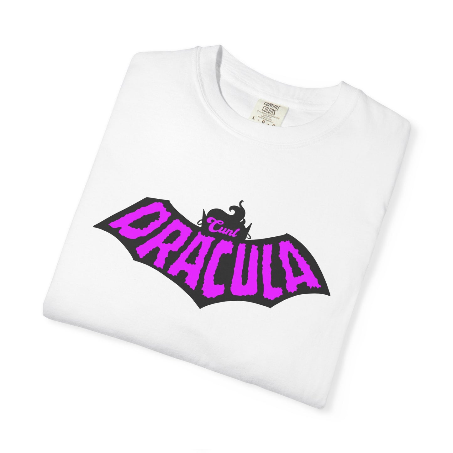 CuntDracula T-Shirt - White/Pink