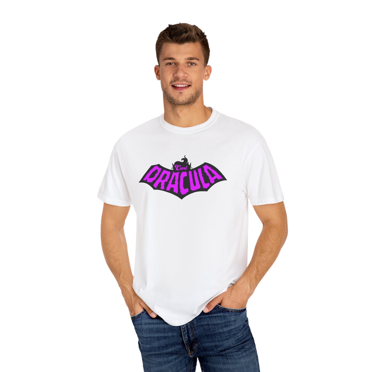 CuntDracula T-Shirt - White/Pink